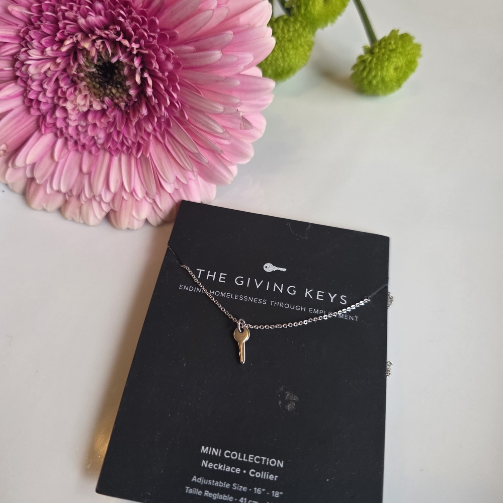 The Giving Keys Silver Mini Necklace
